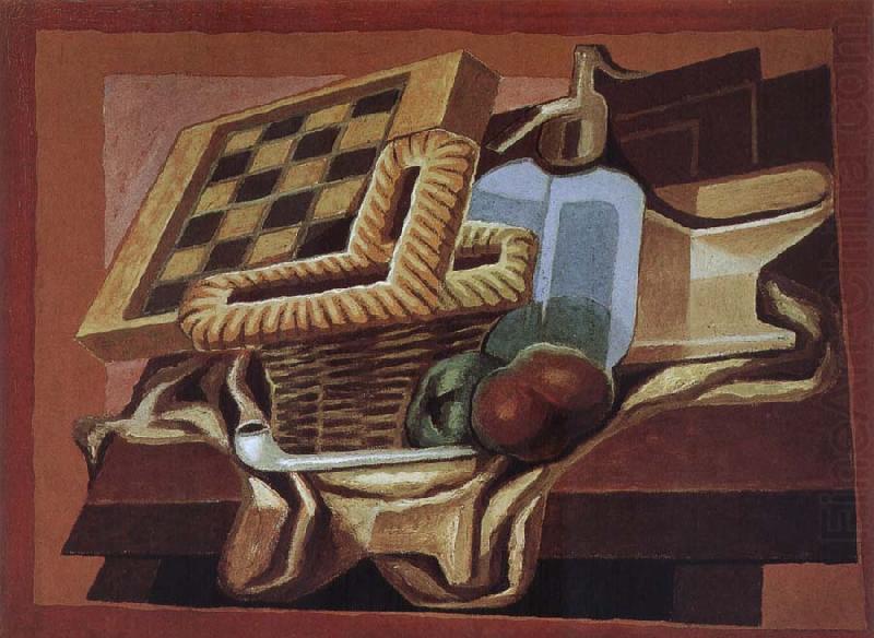 Juan Gris Siphon bottle and skep china oil painting image